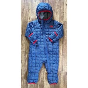 Boys 12-18 Month The North Face Cosmic Blue Denim ThermoBall Bunting